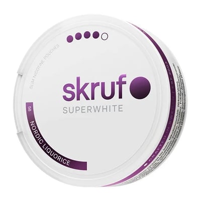 Skruf Superwhite No.58 Nordic Liquorice 11,5mg
