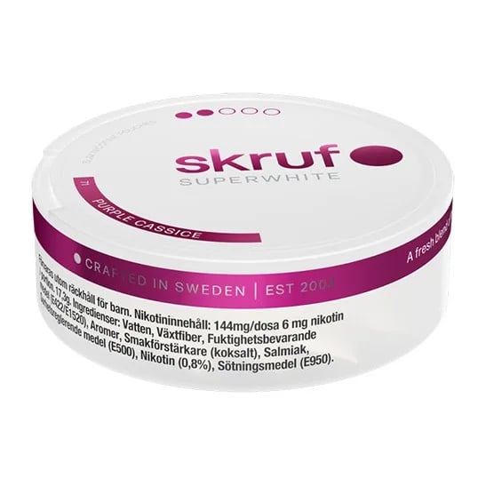 Skruf Superwhite No.71 Purple Cassice 6mg – bild 5