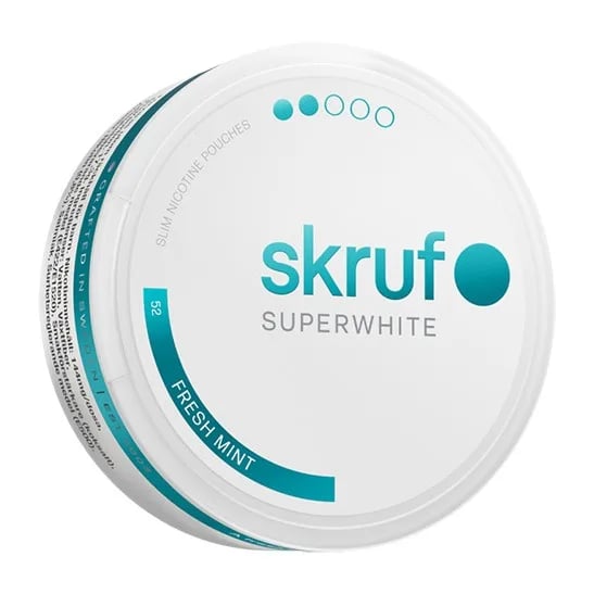 Skruf Superwhite No.52 Fresh Mint 6mg – bild 3