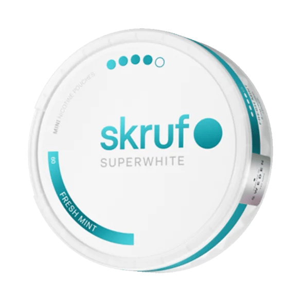 Skruf Superwhite No.60 Fresh Mint Mini 8mg – bild 3