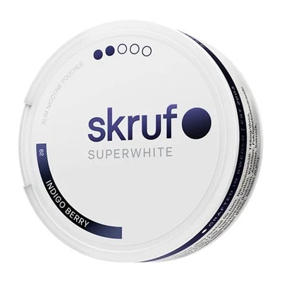Skruf Superwhite No.62 Indigo Berry 6mg