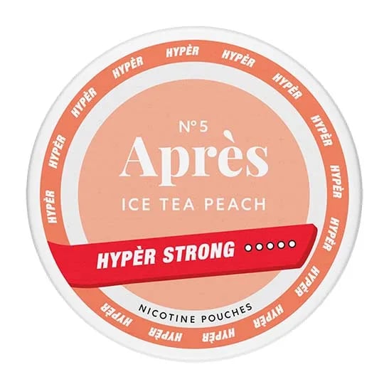 Après No.5 Ice Tea Peach Hypèr Strong 11mg – bild 2