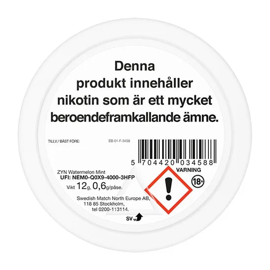 ZYN Watermelon Mint Slim Normal – bild 6