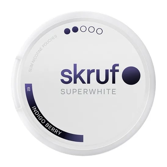 Skruf Superwhite No.62 Indigo Berry 6mg – bild 2