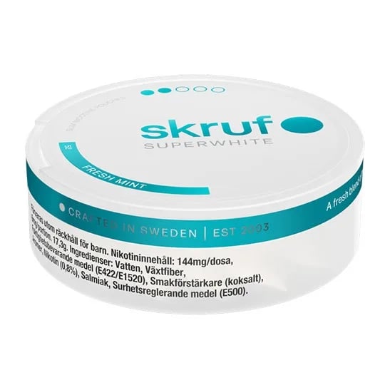 Skruf Superwhite No.52 Fresh Mint 6mg – bild 5