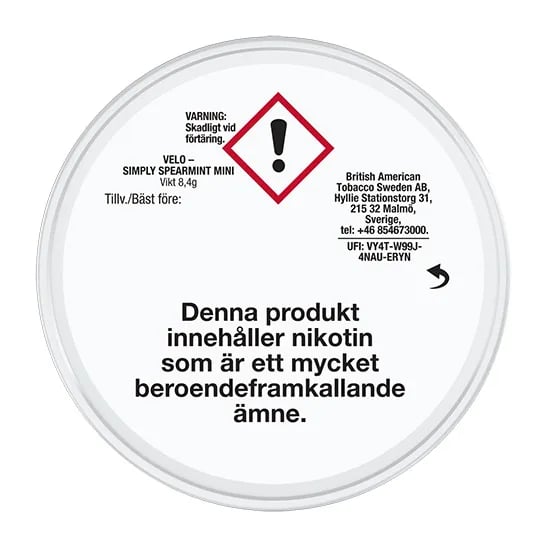 VELO Simply Spearmint Mini 4mg – bild 7