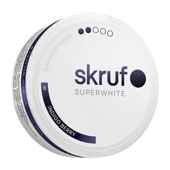 Skruf Superwhite No.62 Indigo Berry 6mg – bild 3
