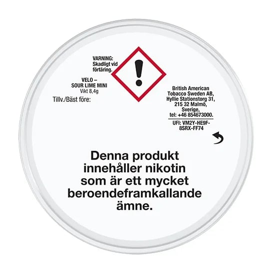 VELO Sour Lime Mini 4mg – bild 7