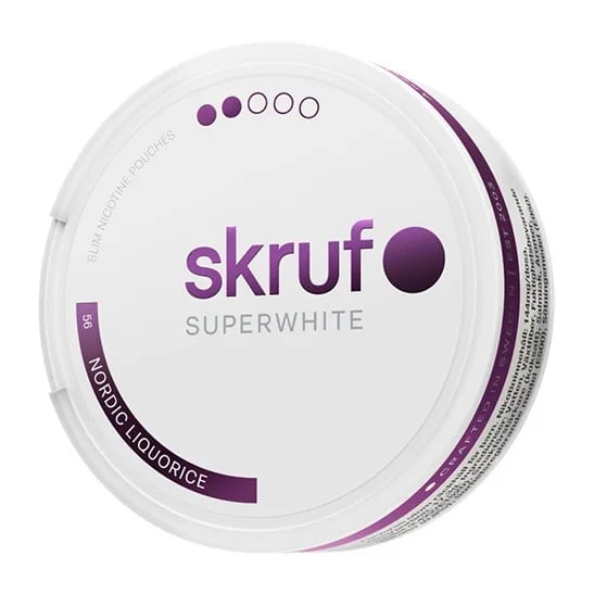 Skruf Superwhite No.56 Nordic Liquorice 6mg