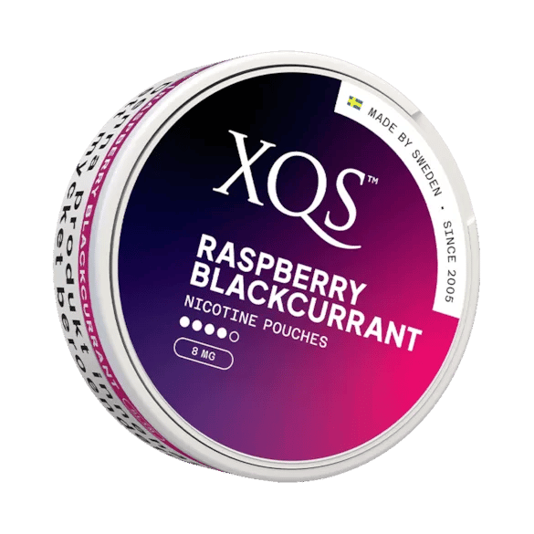 XQS Raspberry Blackcurrant 8mg – bild 2