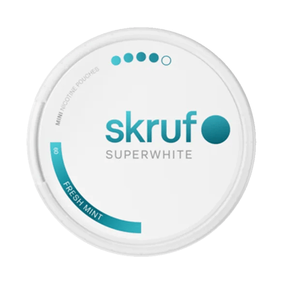 Skruf Superwhite No.60 Fresh Mint Mini 8mg