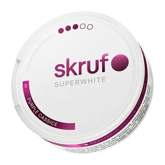 Skruf Superwhite No.63 Purple Cassice 9mg – bild 4
