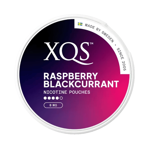 XQS Raspberry Blackcurrant 8mg – bild 3